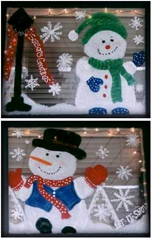 Christmas Window Painting