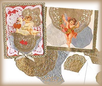 Homemade Victorian Valentine Cards
