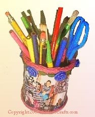 Homemade Pen Holder