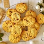 cookies cooling on a rack