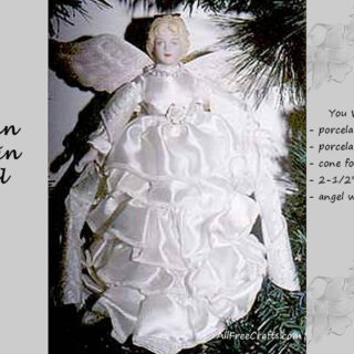 victorian porcelain angel craft