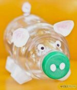 Plastic Bottle Piggy Bank - All Free Crafts