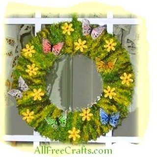 easy homemade spring wreath