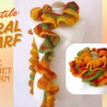 free crochet spiral scarf pattern