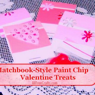 paint-chip Matchbox-style Valentine treats