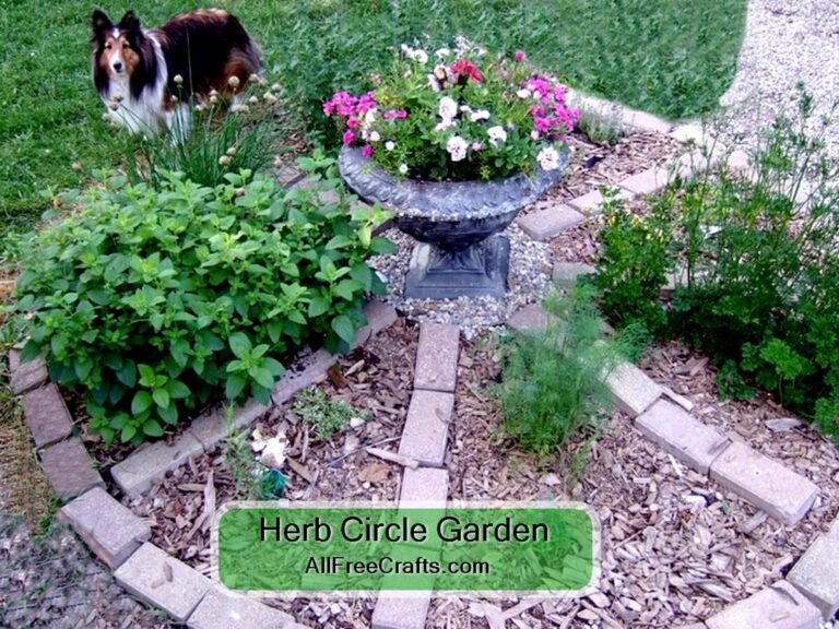 Herb Garden Circle - All Free Crafts