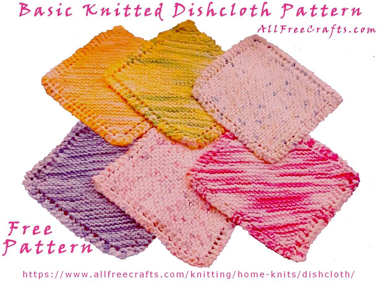 10 Knit Dishcloth Patterns for Beginners