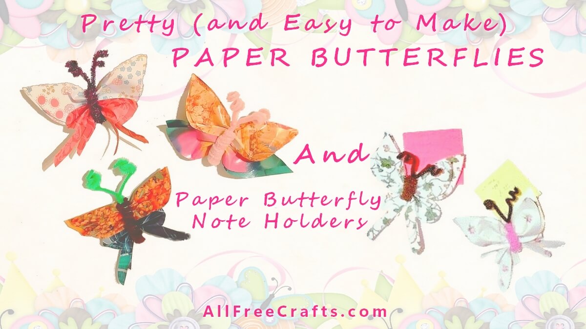 Easy Paper Plate Craft - Butterfly - No Time For Flash Cards