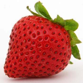 perfect single strawberry